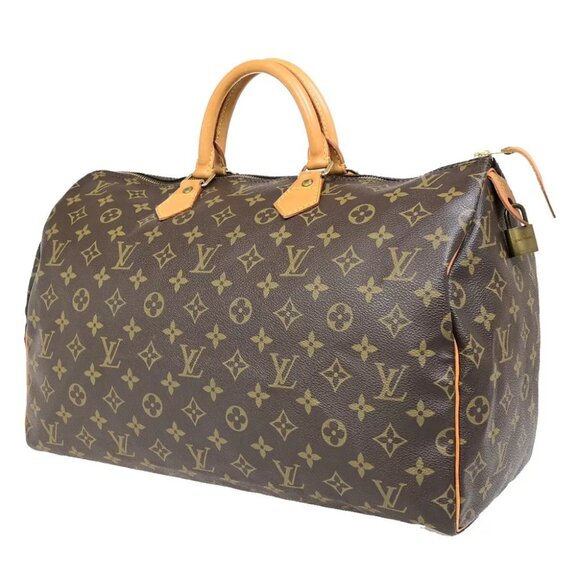 AUTHENTICITY GUARANTEED LOUIS VUITTON Speedy Travel Hand Bag Monogram - Picture 1 of 14